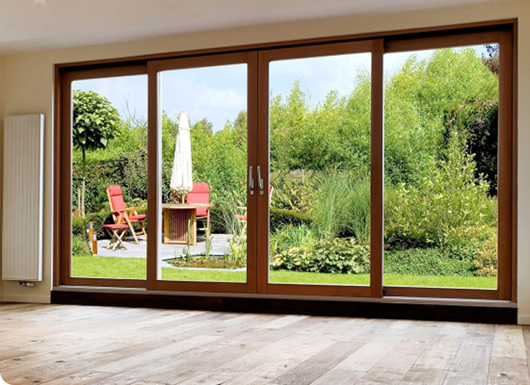 Baies vitrées en bois sur mesure | Novelfen