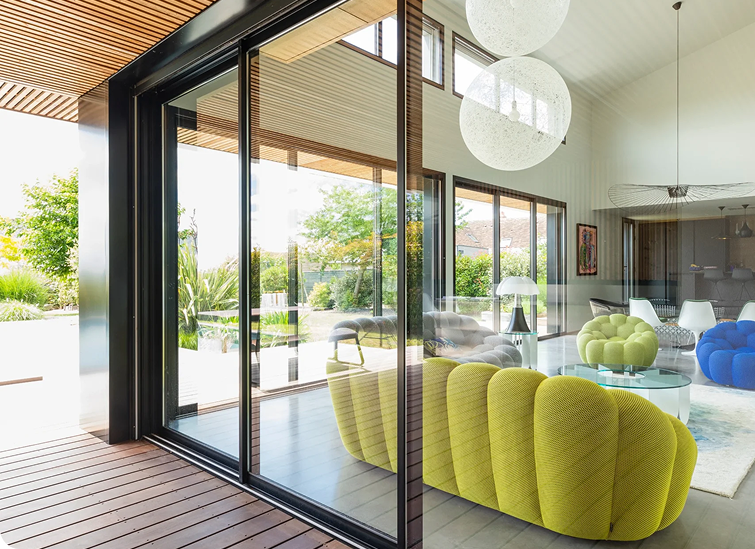 Baies vitrées bois-aluminium sur mesure | Novelfen